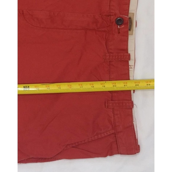 Foundry Supply 50" waist shorts red comfort elastic waist mid length at the knee - Picture 4 of 6